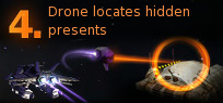 Pirate Galaxy - Drone locates hidden presents